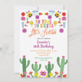 Mexicaanse Fiesta Floral Volwassen Verjaardag Kaart (Voorkant)