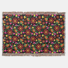 Mexicaanse Fiesta Folk borduurwerk Deken