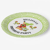 Mexicaanse Fiesta Food Verjaardag Papieren Bordje (Gekanteld)