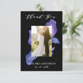 Mexicaanse Fiesta foto bruiloft bedankje Bedankkaart (Staand voorkant)