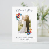 Mexicaanse Fiesta foto bruiloft bedankje Save The Date (Staand voorkant)