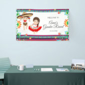 Mexicaanse Fiesta Gender onthulling Baby shower Ba Spandoek (Beurs)
