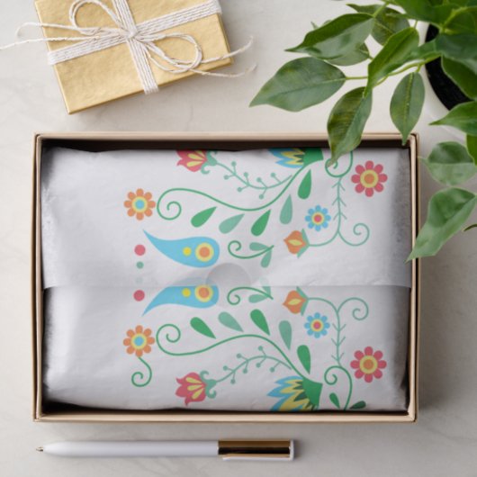 Mexicaanse Fiesta gepersonaliseerd tissuepapier (Geschenk)