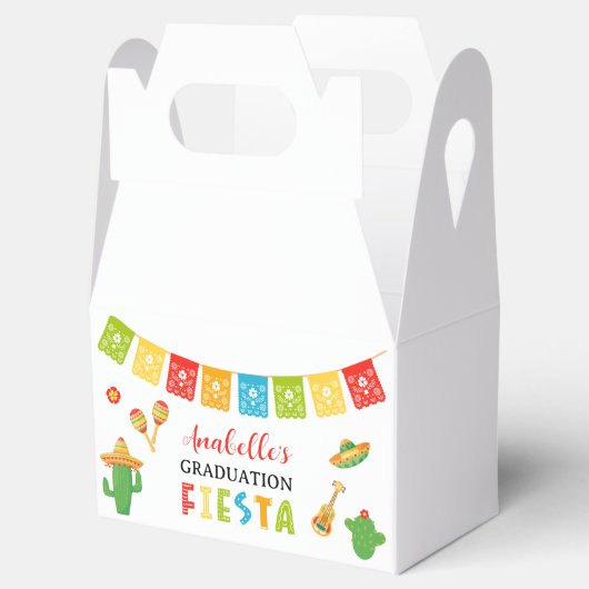 Mexicaanse Fiesta Graduation Party Bedankdoosjes (Geopend)