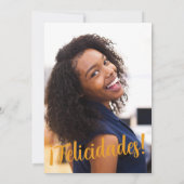 Mexicaanse Fiesta Graduation Party Kaart (Achterkant)