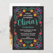 Mexicaanse Fiesta Graduation Party Kaart (Voorkant / Achterkant)