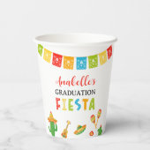 Mexicaanse Fiesta Graduation Party Papieren Bekers (Achterkant)