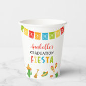 Mexicaanse Fiesta Graduation Party Papieren Bekers (Voorkant)