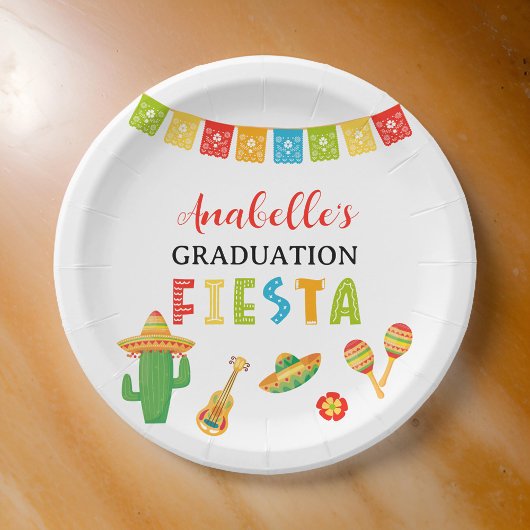 Mexicaanse Fiesta Graduation Party Papieren Bordje