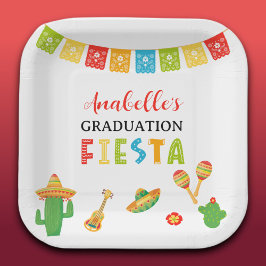 Mexicaanse Fiesta Graduation Party Papieren Bordje