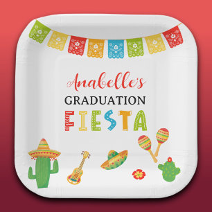 Mexicaanse Fiesta Graduation Party Papieren Bordje