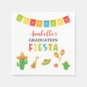 Mexicaanse Fiesta Graduation Party Servet (Voorkant)