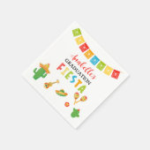 Mexicaanse Fiesta Graduation Party Servet (Hoek)