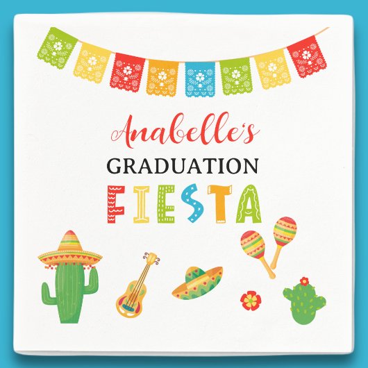 Mexicaanse Fiesta Graduation Party Servet