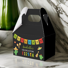 Mexicaanse Fiesta Graduation Party Zwart Bedankdoosjes