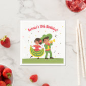 Mexicaanse Fiesta Hispanic Kids Verjaardagsfeest S Servet (Insitu)
