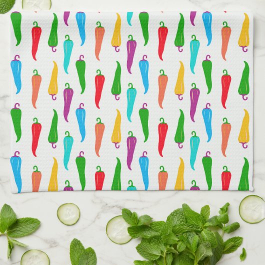 Mexicaanse Fiesta keukenhanddoeken (Gevouwen)