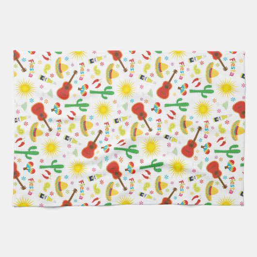 Mexicaanse Fiesta keukenhanddoeken (Horizontaal)