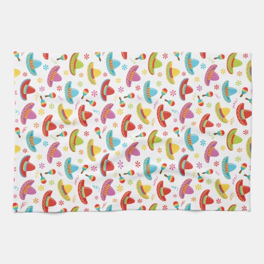 Mexicaanse Fiesta keukenhanddoeken (Horizontaal)