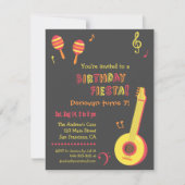 Mexicaanse Fiesta Kids verjaardagsfeestje uitnodig Kaart (Voorkant)