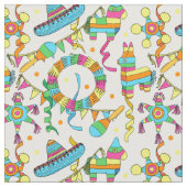 Mexicaanse Fiesta Kinder Pinata Party Stof (Close Up)