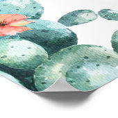 Mexicaanse fiesta kleine muchacho baby shower welk poster (Hoek)