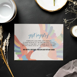 Mexicaanse Fiesta Kleurrijke Bloemen Modern Boda W Informatiekaartje