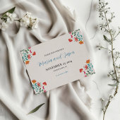 Mexicaanse Fiesta Kleurrijke Bloemen Modern Boda W Save The Date