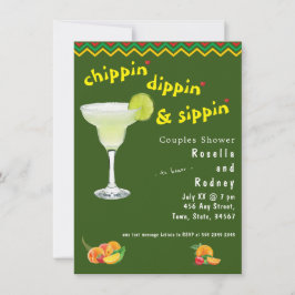 Mexicaanse Fiesta Koppels Douche 🎉 Leuke Margarit Kaart