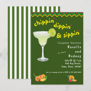 Mexicaanse Fiesta Koppels Douche 🎉 Leuke Margarit Kaart