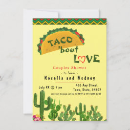 Mexicaanse Fiesta 💃 Koppels Douche Taco Over Lief Kaart