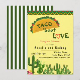 Mexicaanse Fiesta 💃 Koppels Douche Taco Over Lief Kaart