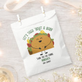 Mexicaanse fiesta laten we taco 'over een baby bab bedankzakje (Geknipt)