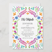 Mexicaanse Fiesta Let's Celebrate Engagement Party Kaart (Voorkant)