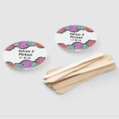 Mexicaanse Fiesta Mandala bloemen Hand Fans Handwaaier (Niet-gemonteerd)