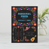 Mexicaanse Fiesta Oefenavond Dinersuitnodiging Kaart (Staand voorkant)
