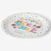 Mexicaanse Fiesta Ole Ole gepersonaliseerd Papieren Bordje (Gekanteld)