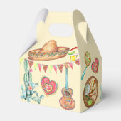 Mexicaanse fiesta-partij op maat bedankdoosjes (Achterkant)