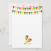 Mexicaanse Fiesta Party Kaart (Achterkant)