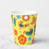 Mexicaanse Fiesta Party Papieren Bekers (Voorkant)