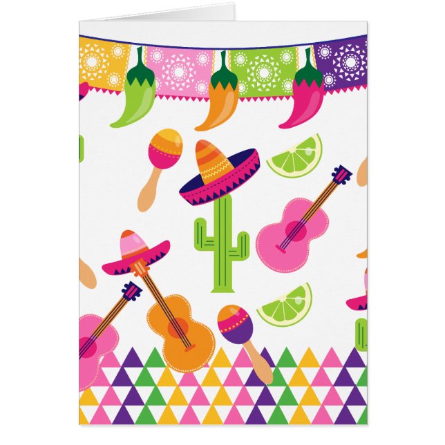 Mexicaanse Fiesta Party Sombrero Saguaro Limoen Pe (Voorkant)