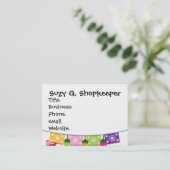 Mexicaanse Fiesta Party Sombrero Saguaro Limoen Pe Visitekaartje (Staand voorkant)