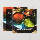 Mexicaanse Fiesta Party Uitnodiging (Voorkant / Achterkant)