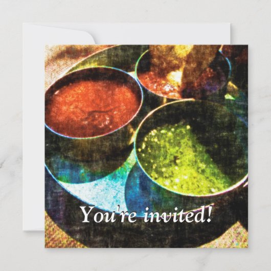 Mexicaanse Fiesta Party Uitnodiging (Voorkant)