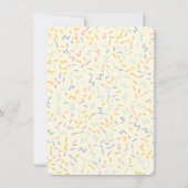 Mexicaanse Fiesta Piñata en babyshower uitnodiging (Achterkant)