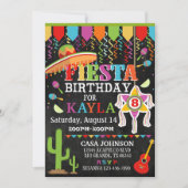 Mexicaanse Fiesta Pinata Party Heldere kleuren Ver Kaart (Voorkant)