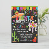 Mexicaanse Fiesta Pinata Party Heldere kleuren Ver Kaart (Staand voorkant)