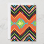 Mexicaanse Fiesta Pinata Party Heldere kleuren Ver Kaart (Achterkant)