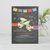 Mexicaanse Fiesta repetitie Diner CUSTOM Kaart (Staand voorkant)