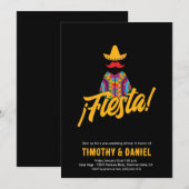 Mexicaanse Fiesta repetitie diner Kaart (Voorkant / Achterkant)